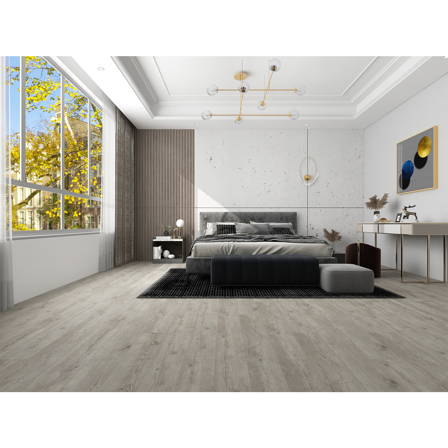 Floorest – 6mm Vinyl Click – Rustic Grey - Image 2
