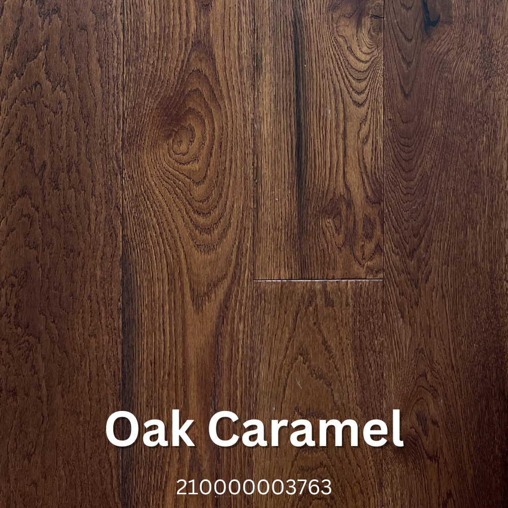 Floorest – 7 1/2 x 3/4 – Hickory/Oak 3mm Top Engineered Hardwood – Oak Caramel