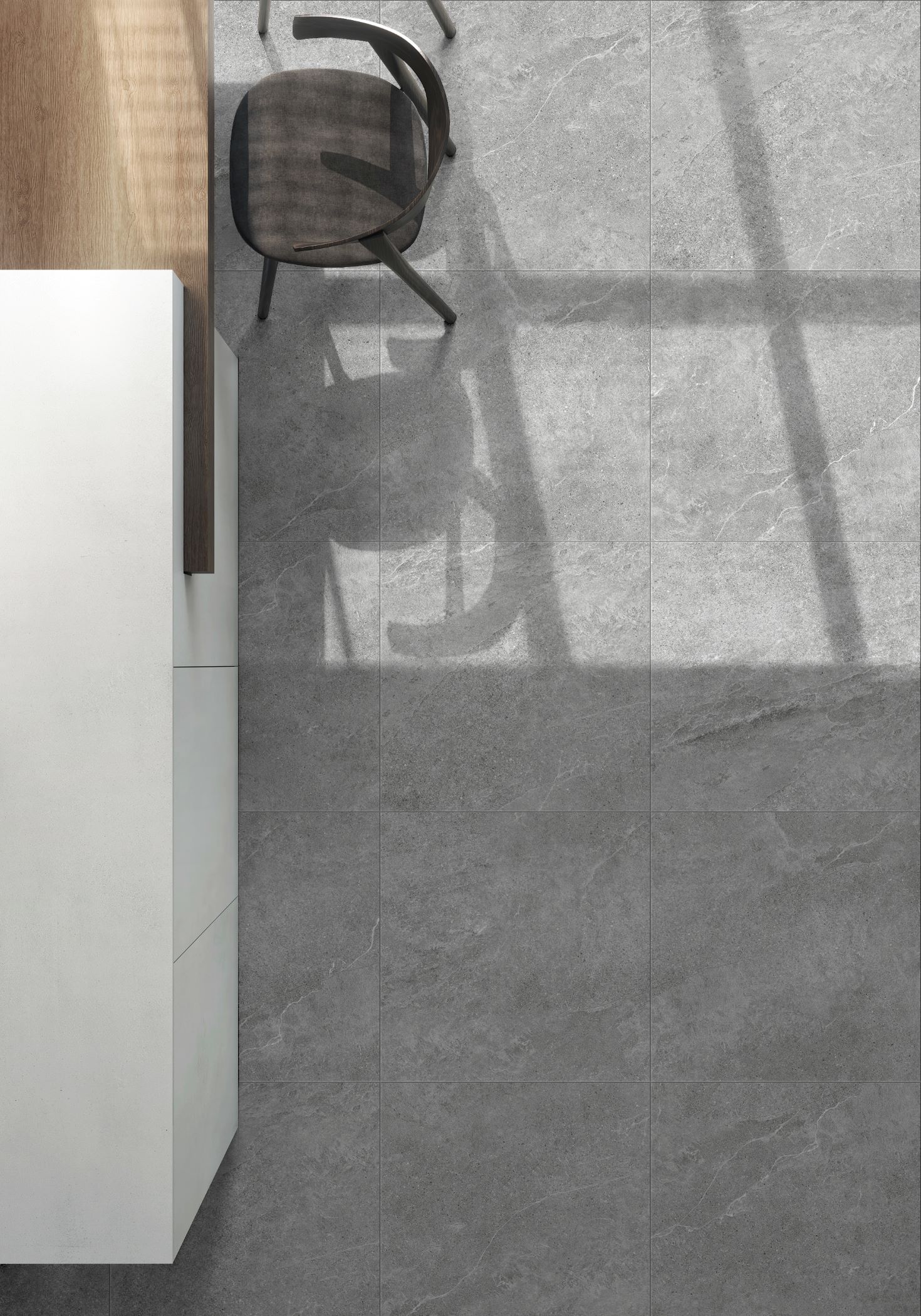 Floorest Porcelain Tile – Nordic Dark Grey Matte - Image 2