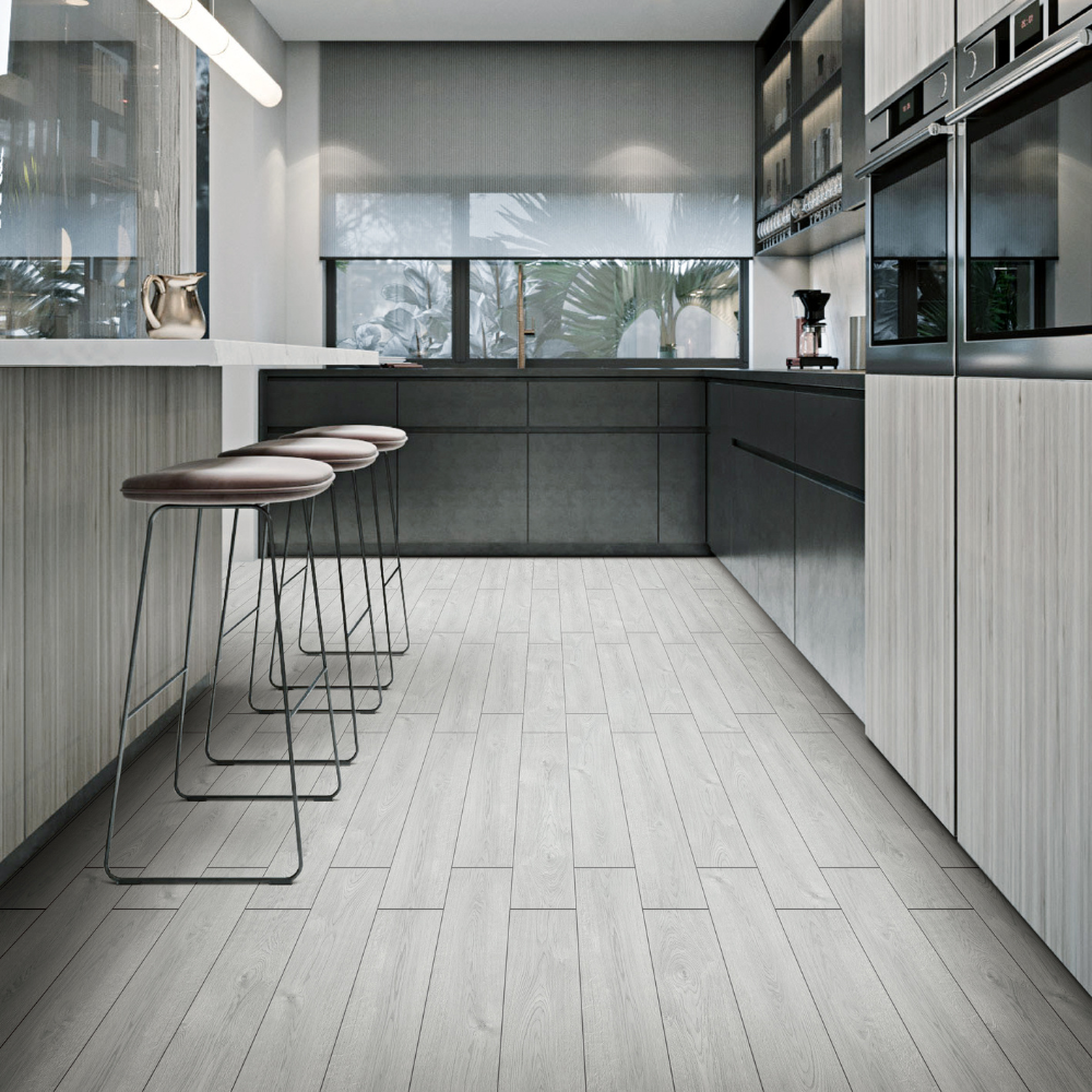 Floorest Porcelain Tile – Wood Look – Silver Oak 6 X 35 13.08Sf/Box – CT53001 - Image 3