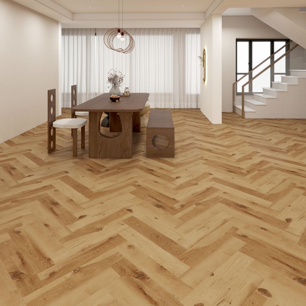 Floorest – 9mm Herringbone Vinyl Click – Sabha - Image 2