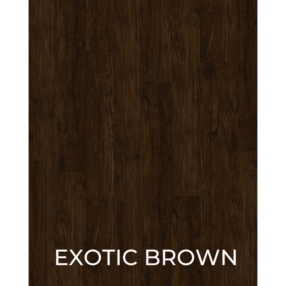 Floorest – 6mm Vinyl Click – Exotic Brown – 1019 – 23.68 Sf/ Box