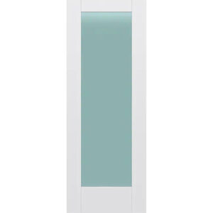1 Panel Solid Core Door (Frosted Glass)