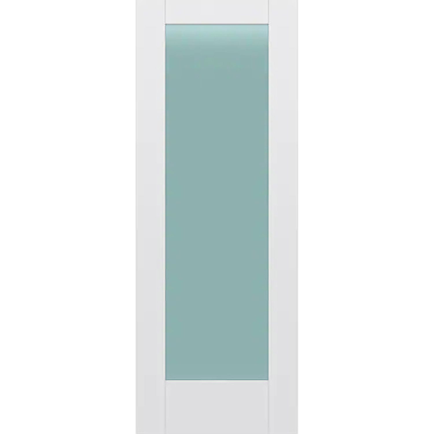 1 Panel Solid Core Door (Frosted Glass)