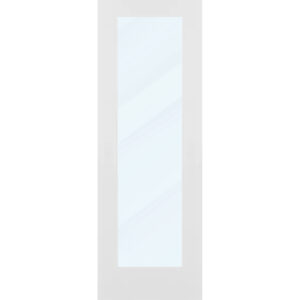 1 Panel Solid Core Door (Clear Glass)