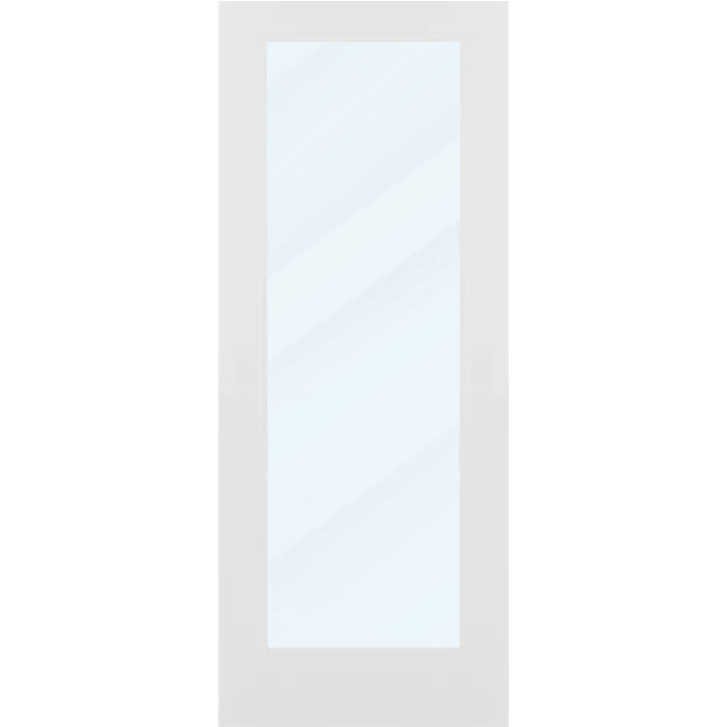 1 Panel Solid Core Door (Clear Glass) - Image 4