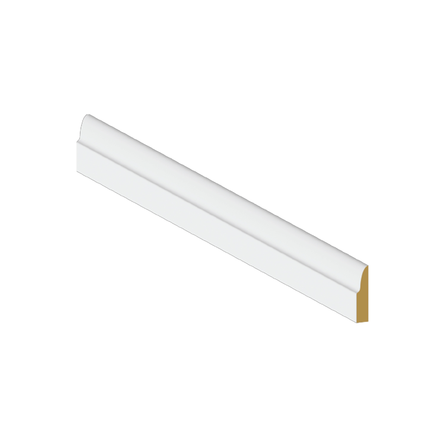 Shoe Moulding Colonial – 1 3/8" x 3/8" x 12'