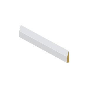 Shoe Moulding Step Bevel – 1 5/8" x 3/8" x 12' – MDF