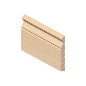 Baseboard Colonial unfinished – 5" x 1/2" – Oak