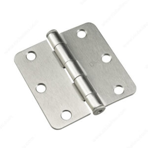 Onward – 3″ Hinges – Brushed Nickel Round Radius 1/4″ – 2pc per pack – 2820NBB