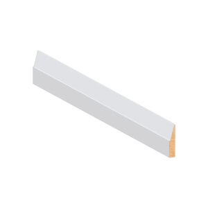 Door Stop Pine Primed Step Bevel 1 3/8 x 3/8 x 10′ – M226