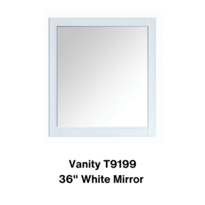 T9199 White Vanity Mirror