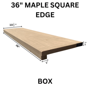 Maple Square Edge Tread 36 Box MSET-36