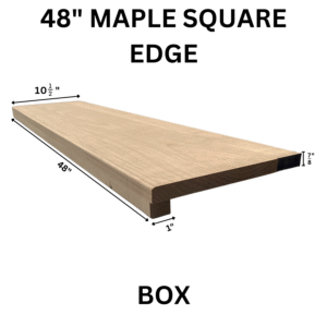 Maple Square Edge Tread 48 Box MSET-48