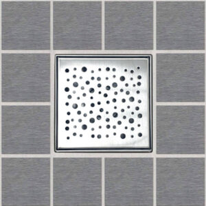 PT20 Square Drain Rain Drop Style with Blue Membrane