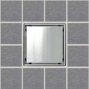 PT21 Square Drain Blank Style with Blue Membrane