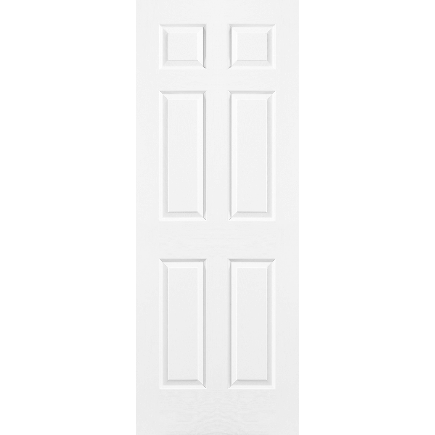 6 Panel Interior Door Wood Grain (Hollow Core)