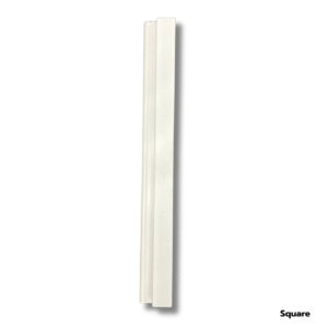 Cos – Polystyrene Decorative White Wall Panel Paintable/ Post Cover (Indoor/Outdoor) – Peel & Stick – 22″ x 114″ – Square