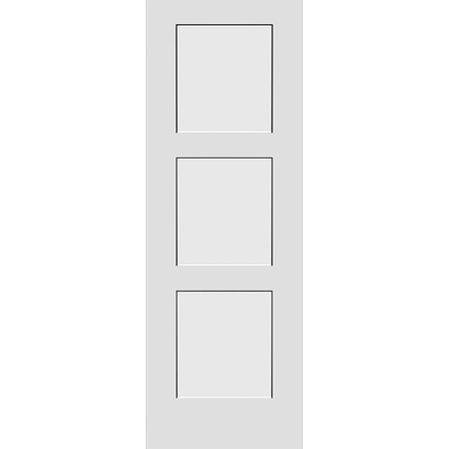 3 Panel Shaker Door (Solid Core)