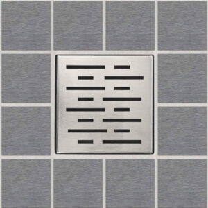 PT01 Square Drain Stripe Style with Blue Membrane