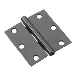 Onward – 820FBB – 3″ Hinges – Black Square 1/4″ – 2pc per pack