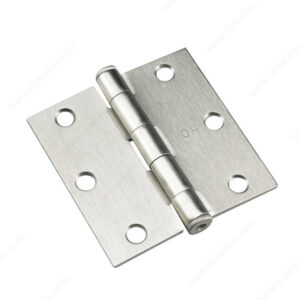 Onward – 3″ Hinges – Brushed Nickel Square – 2pc per pack – 820NBB