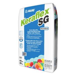 Mapei – Keraflex SG Standard “GREY” / Extra Smooth Large & Heavy Tile Mortar with polymer – 44 lbs