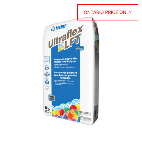 94112-50 – Mapei UltraFlex LFT Grey 50lbs