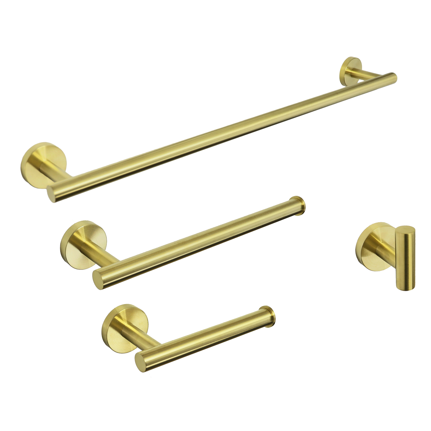 Kodaen Modern 4PC Towel Bar Kit – Round