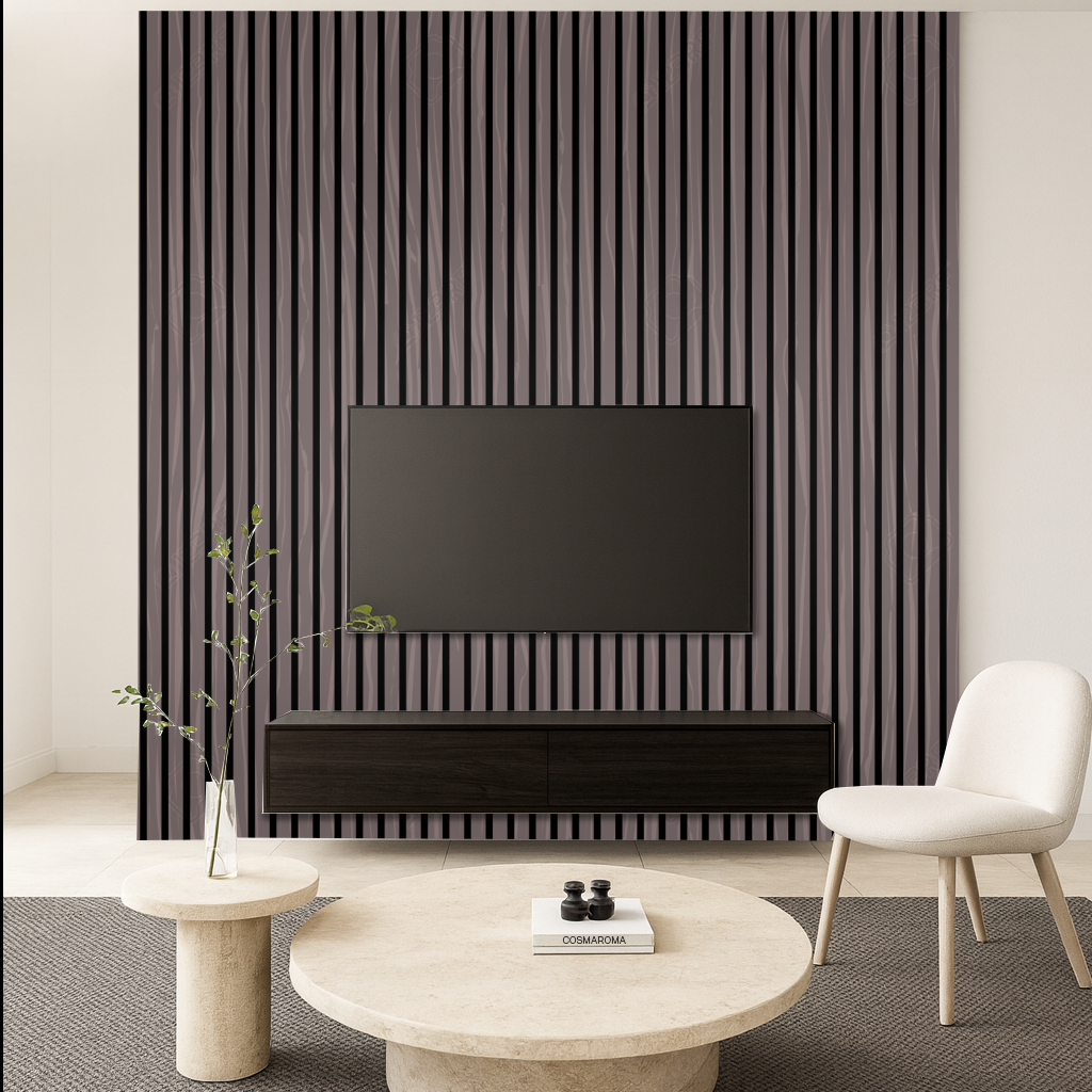 Acoustic Wall Panel – Black Apricot – 1 9/16"