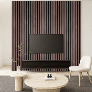 Acoustic Wall Panel – Black Oak – 1 9/16"
