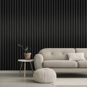Acoustic Wall Panel – Black Vine – 1 1/16"