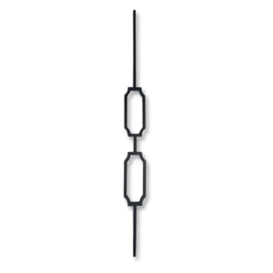 COS – Spindle Iron Matt Bar Double Lantern – COS-DLN058-HMB