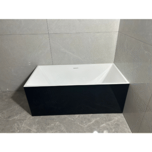 Dureno Freestanding Tub – White & Black