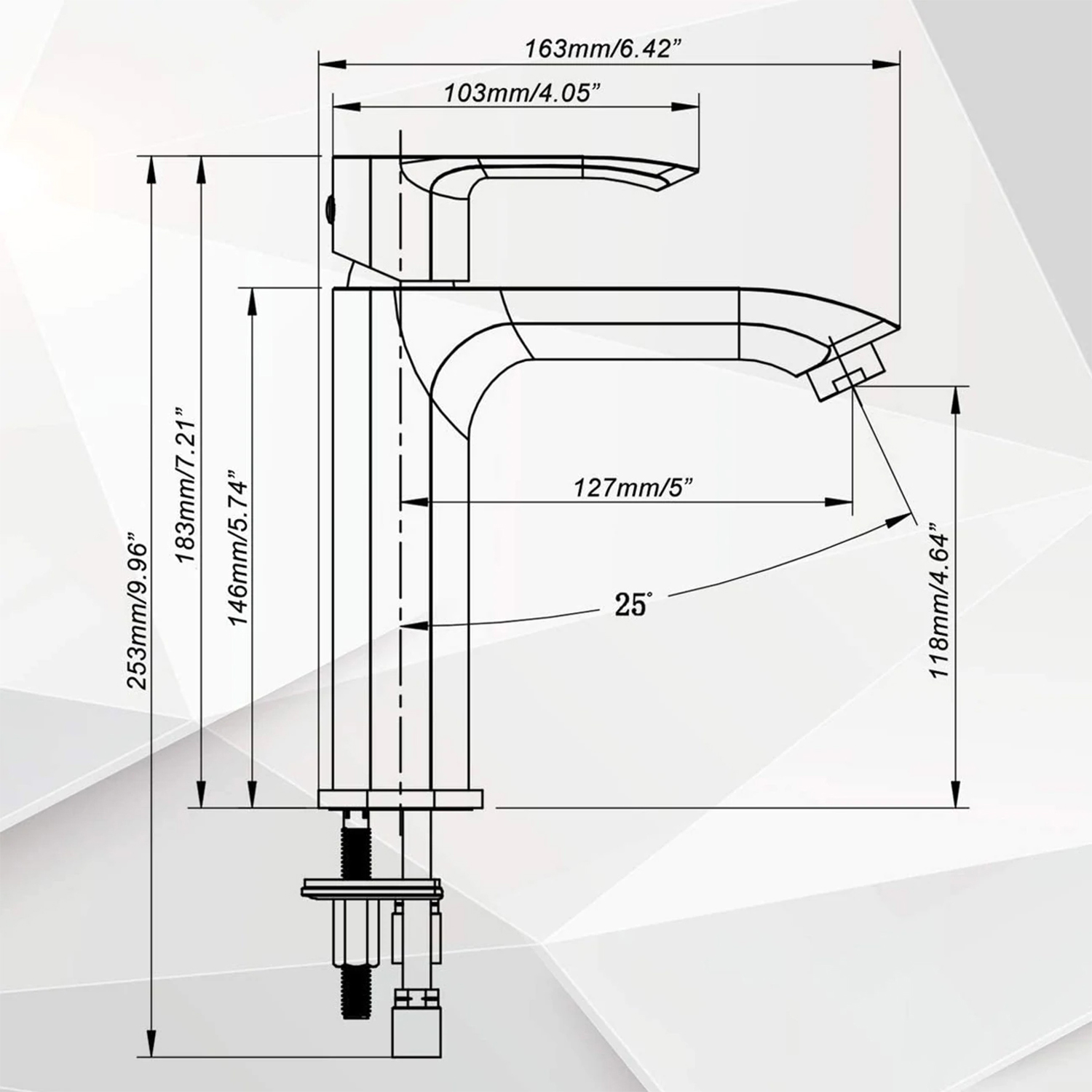 Kodaen F11125 Bathroom Faucet - Image 4