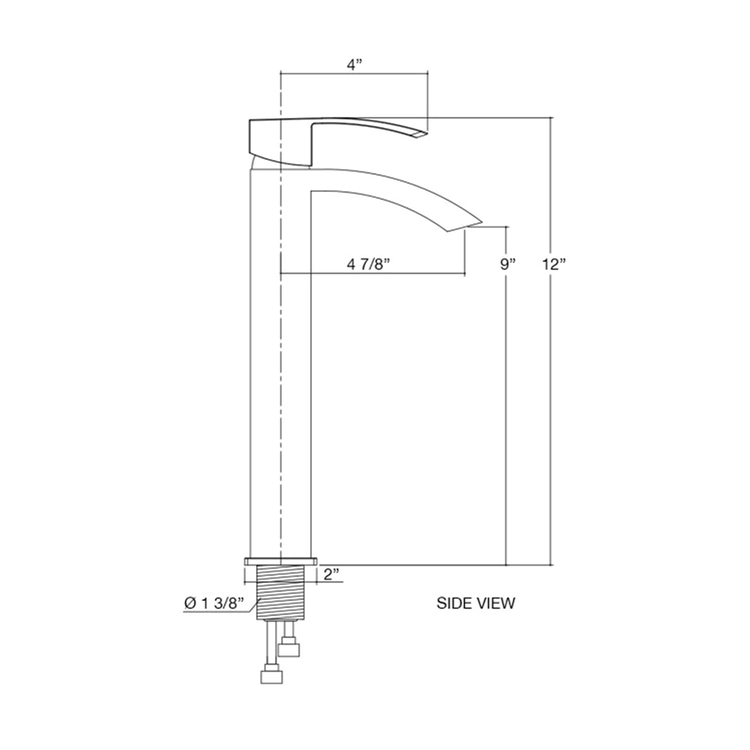 Kodaen F11T103 Vessel Sink Faucet - Image 5