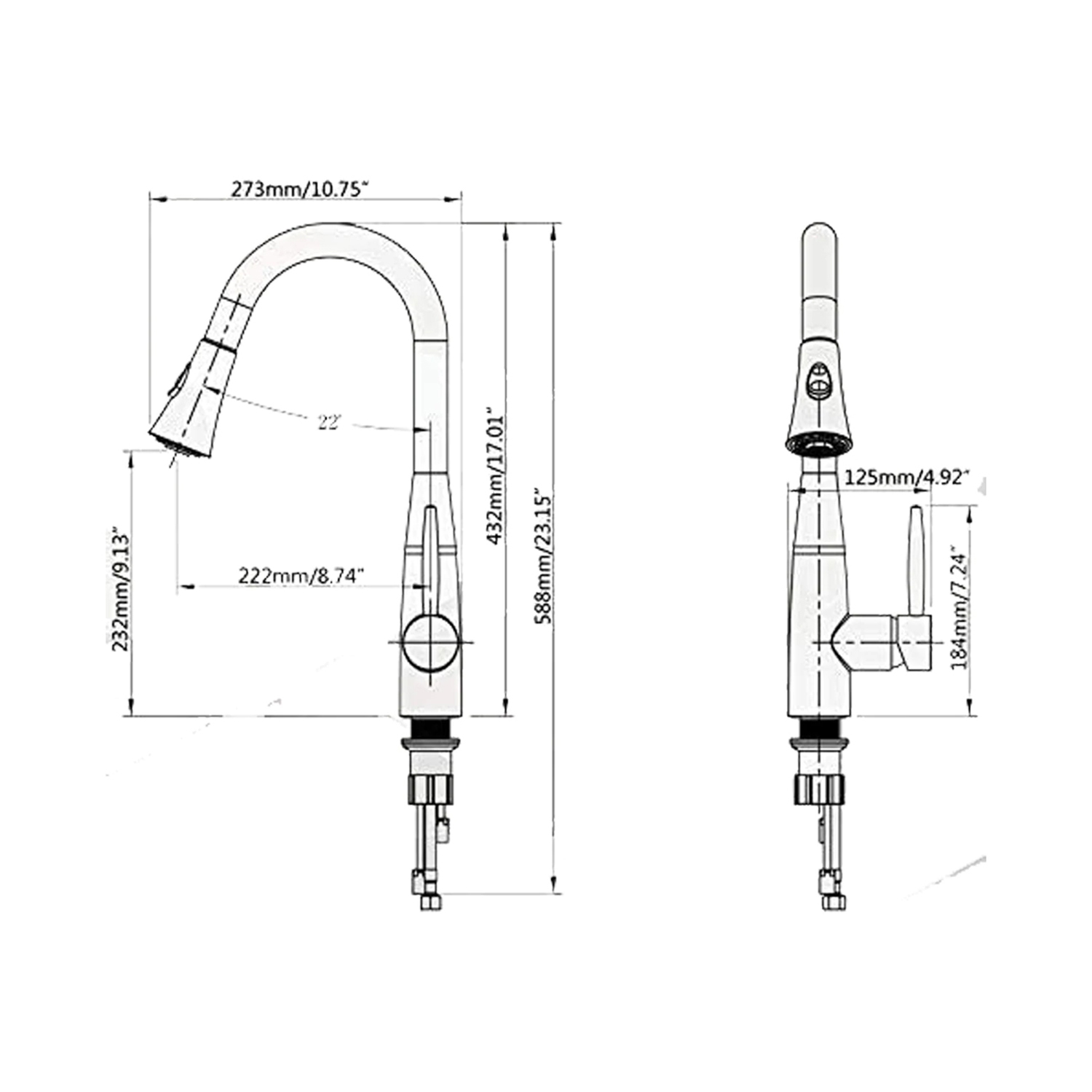 Kodaen F23113 Kitchen Faucet - Image 2