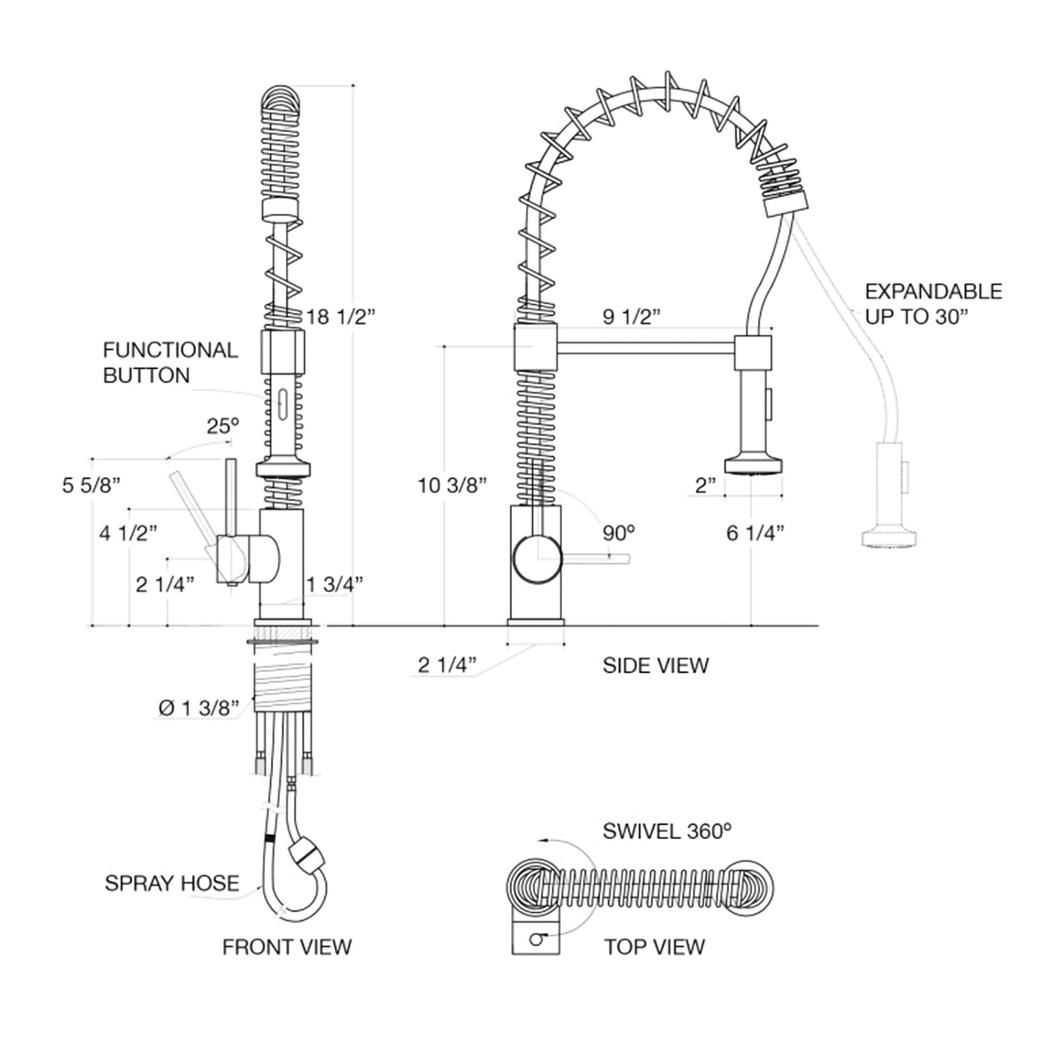 Kodaen F25133 Kitchen Faucet - Image 2