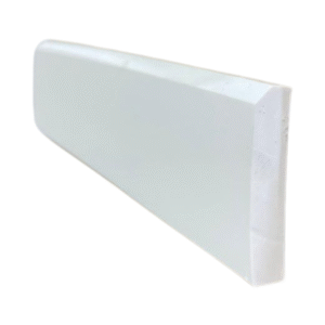Cosmaroma – Flex Eased Edge Shoe Moulding Self Adhesive White – 1 1/4″ x 1/4″ – Sold per ft