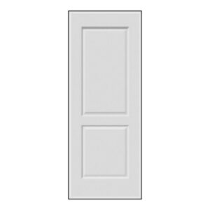 20 Minute Primed 2 Panel Raised Fire Rated Interior Door Pre Machined