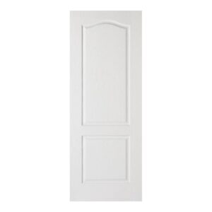 20 Minute Primed 2 Panel Arch Fire Rated Interior Door Pre Machined