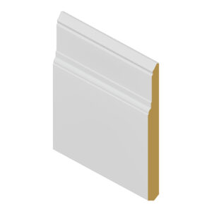 Baseboard Contemporary Step primed – 7 1/4" x 5/8" x 12'