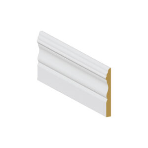 Baseboard Colonial primed – 5 1/4" x 1/2" x 12' – MDF