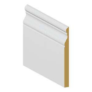 Baseboard Colonial primed – 7 1/4" x 5/8" x 12' – MDF