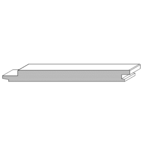 Shiplap – MDF Wall Panel Primed – 12MM x 5 1/4 x 12′ Nickel Gap – M426