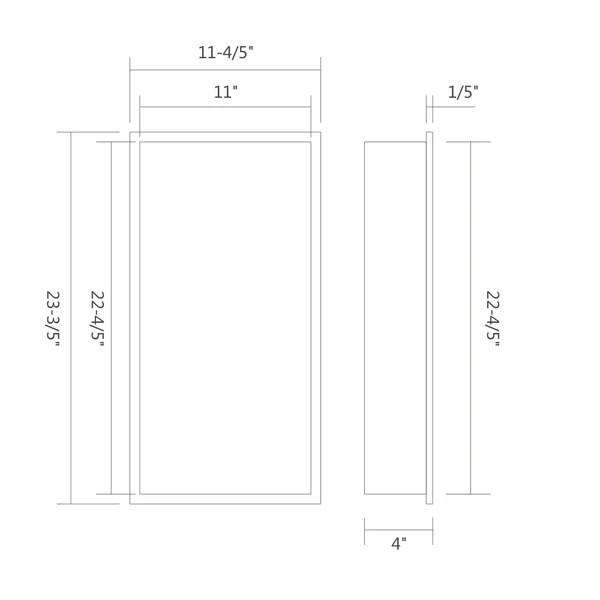 Z&M Stainless Steel Metal Shower Niche - Image 5