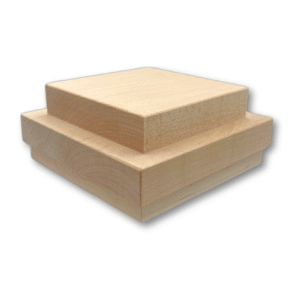 Double Square Top – Maple Post Cap – 2″ x 4-1/2″ x 4-1/2″ – NC22MP-P17