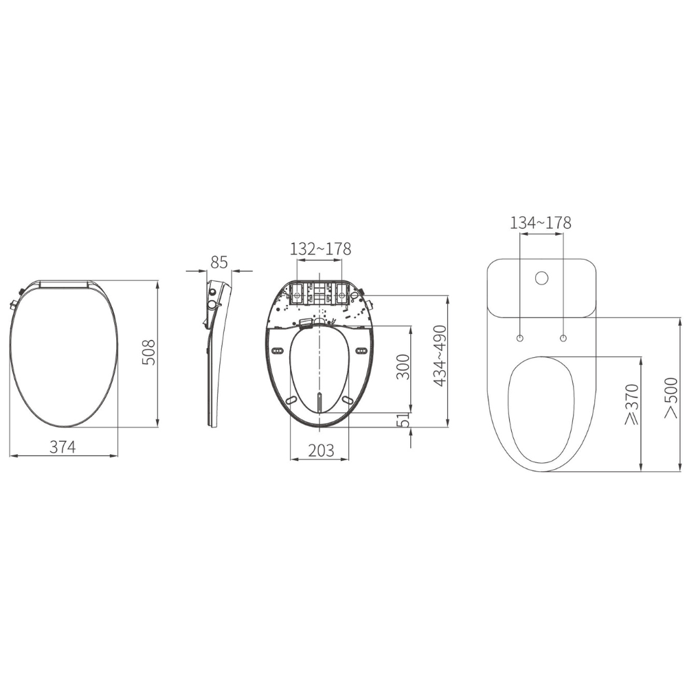 Electric Bidet Seat Cover – SC-VE02 - Image 3