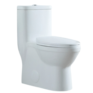 Dureno – One Piece Toilet White Gloss (4.8L-6L / 1.1gal-1.6gal) – T201W