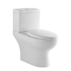 Dureno – Two Piece Toilet White Gloss (4.8L-6L / 1.1gal-1.6gal) – T208W